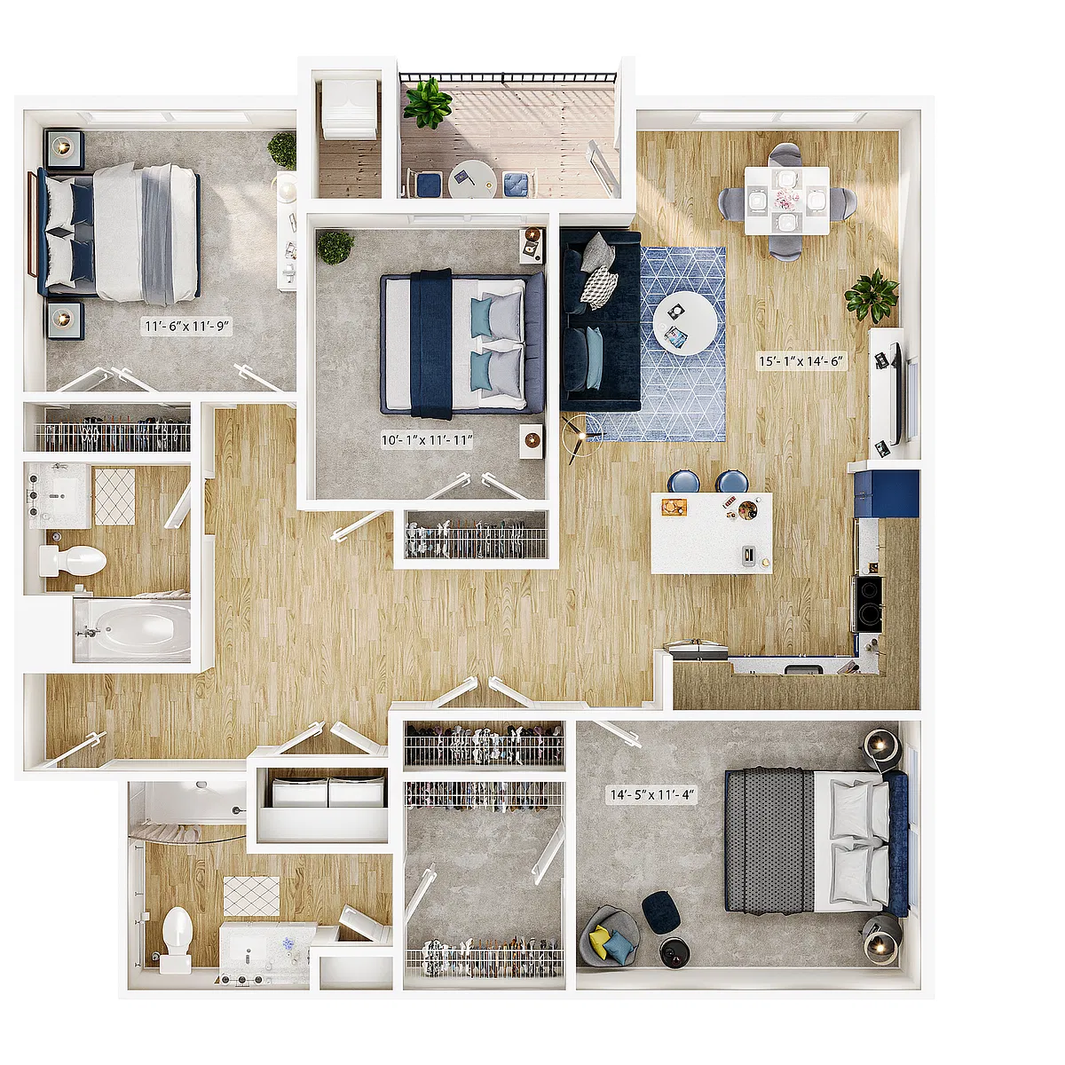 Floor plan The Langford