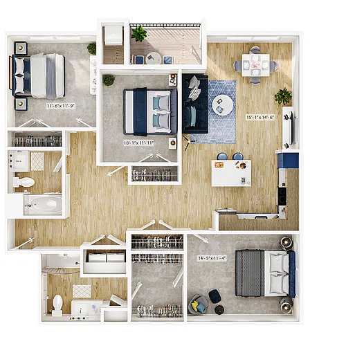 Floor plan The Langford