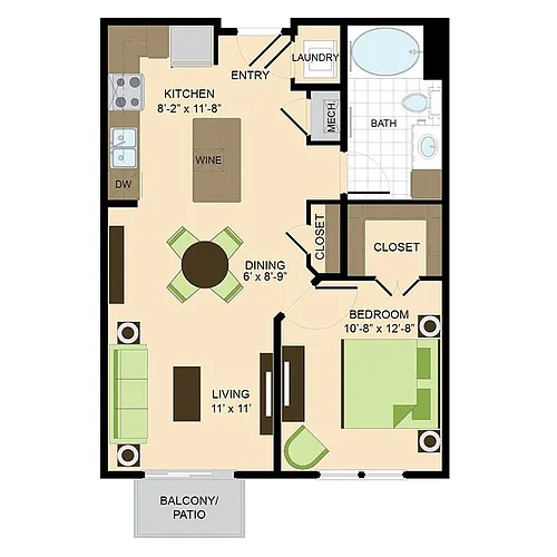 Floor plan Austin - A1