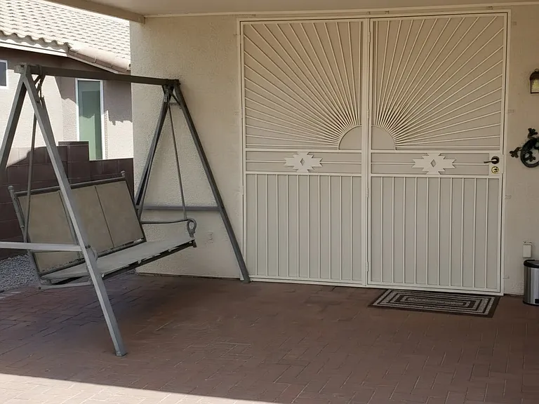 Backyard swing