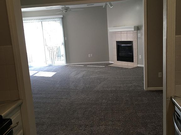View from kitchen, dining room and living room