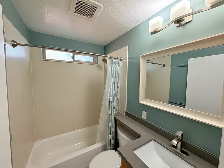 Hallway bathroom