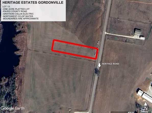 LOT 1.13 Heritage Rd, Gordonville, TX 76245