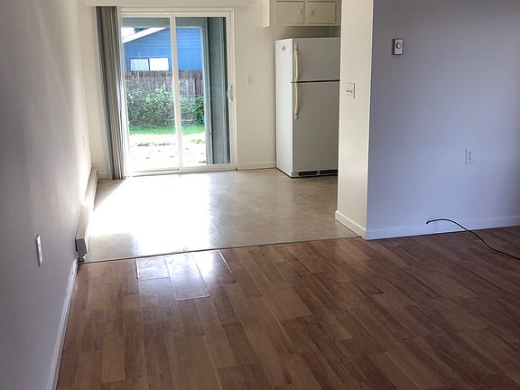 Looking into kitchen from living room