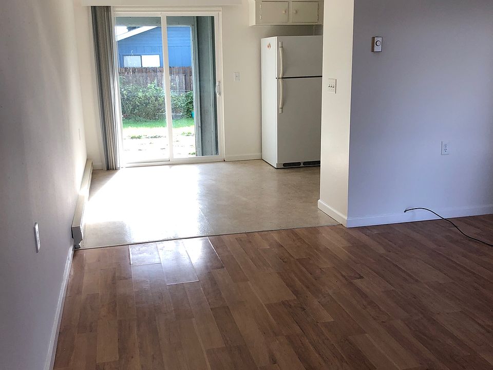 Looking into kitchen from living room
