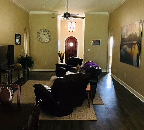 archways & custom wood door