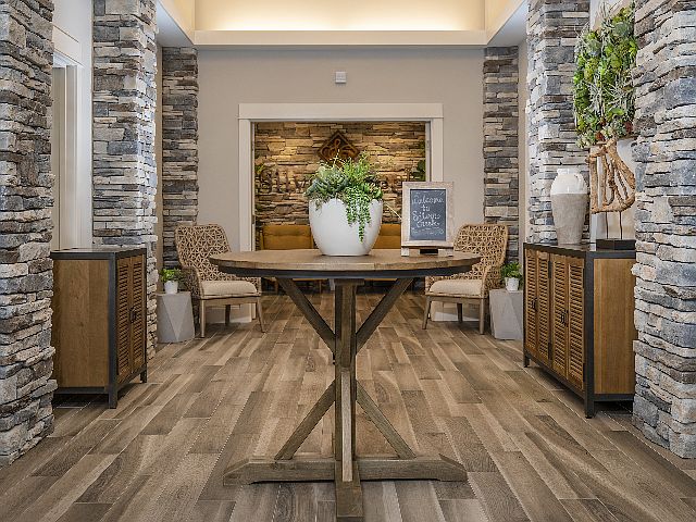 Modern Organic Interior Design l Luxury Apartments in Puyallup, WA l Silver Creek
