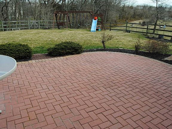 Pretty Paver Patio & Fenced Yard