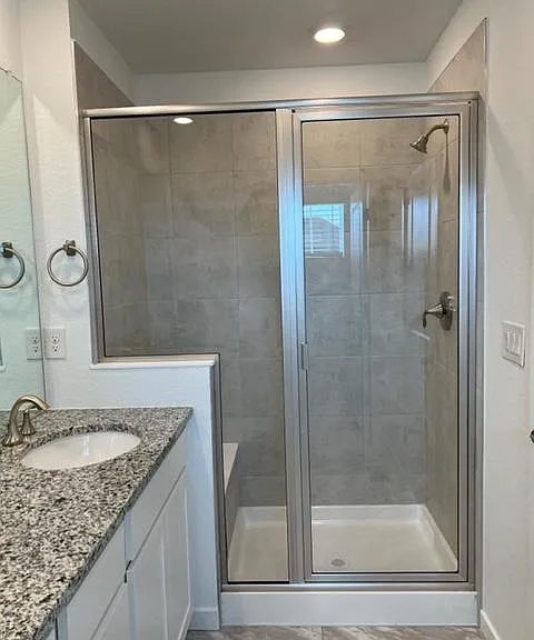 Master bathroom -- shower