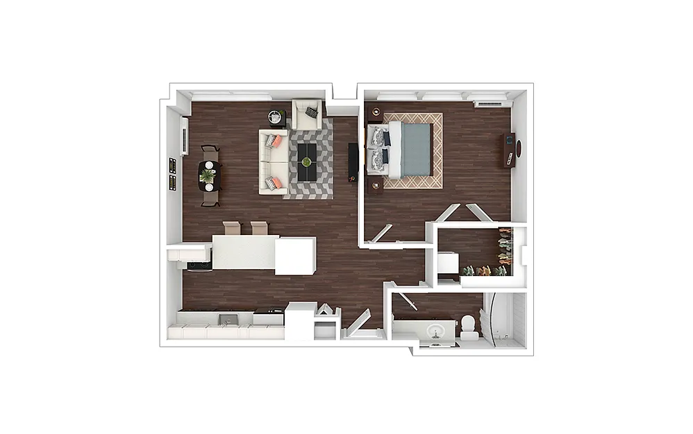 Floor plan A15 - Renovated