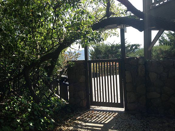 Gate to patio.