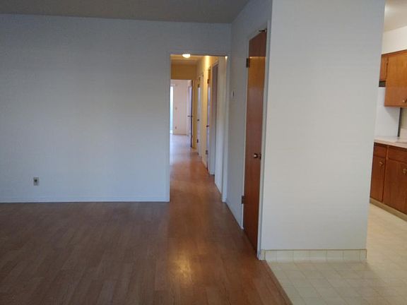 Living room, kitchen, hallway