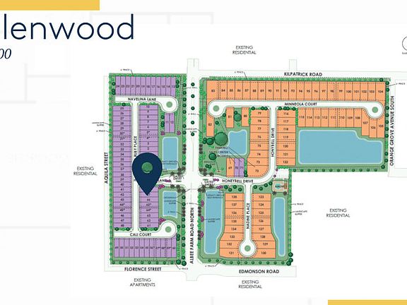 Location of this home within Legacy Groves