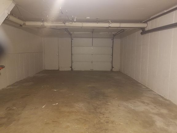 Garage also washer and dryer hooks up