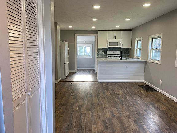 Open kitchen and dining