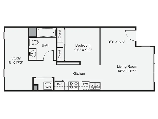 Floor plan Studio - SA-3i
