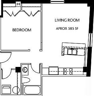 3rd image of 611 S Jefferson St APT 913