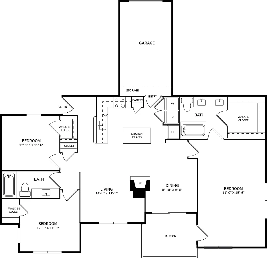 Floor plan C1