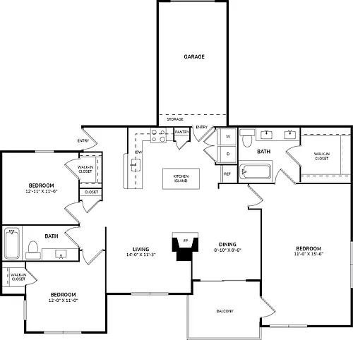 Floor plan C1