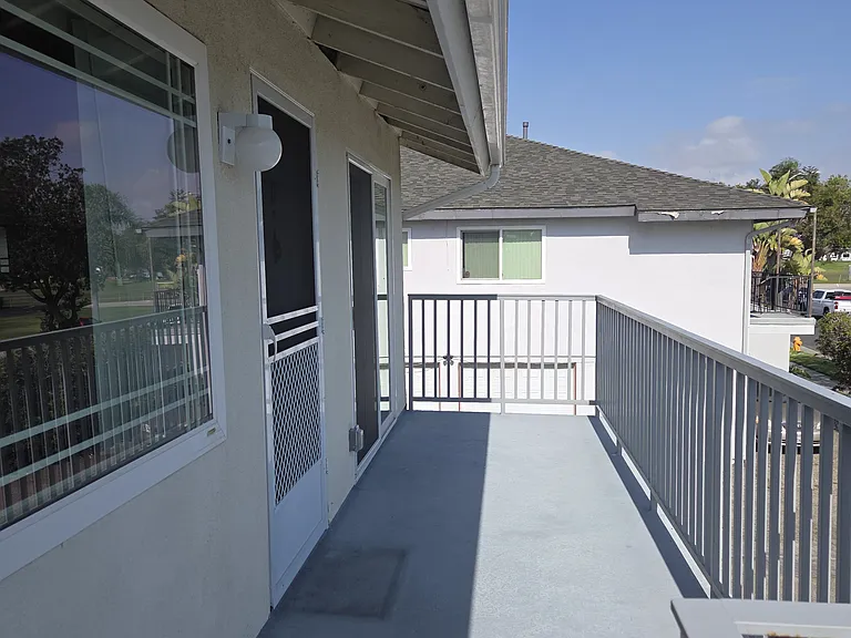 Entrance to unit
