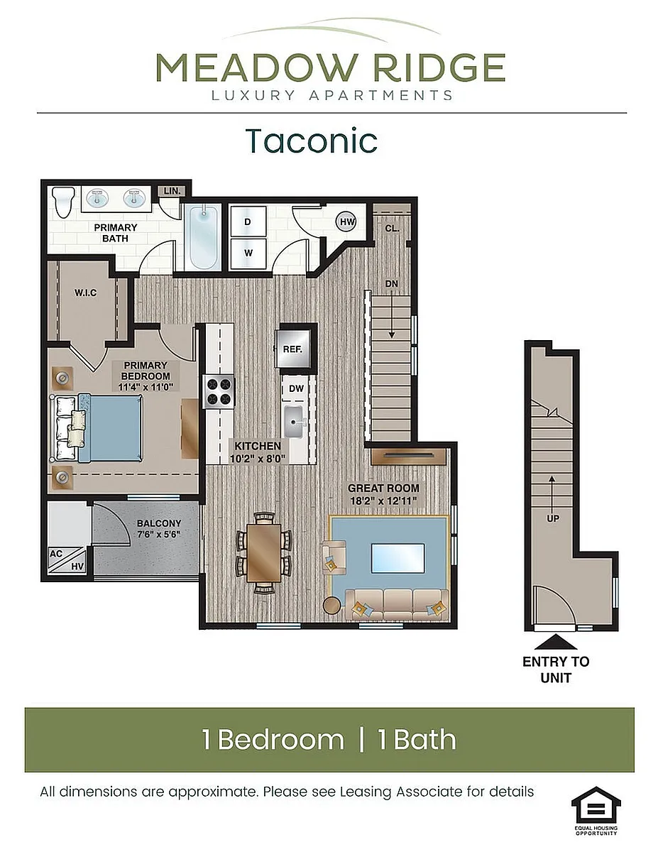 Floor plan Taconic