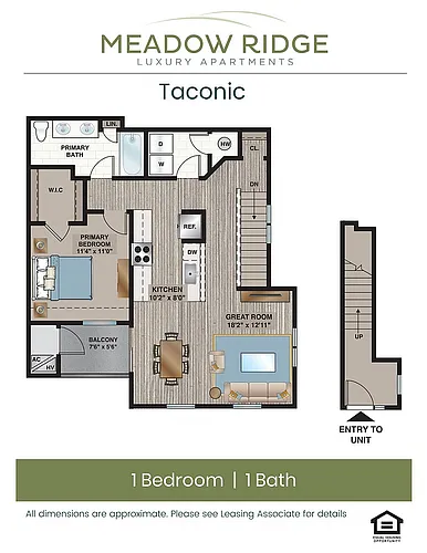 Floor plan Taconic