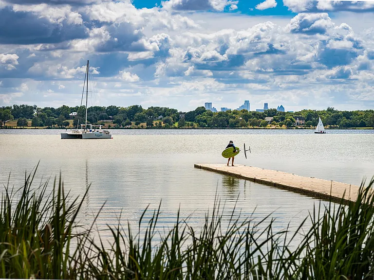 Escape to the peaceful beauty and scenic views of White Rock Lake.