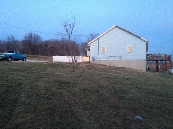 West side of house/yard