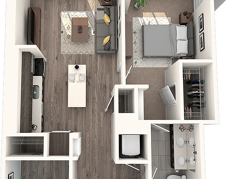 A4 1 Bedroom, 1 Bathroom, 1 Den A4 1 Bedroom, 1 Bathroom, 1 Den