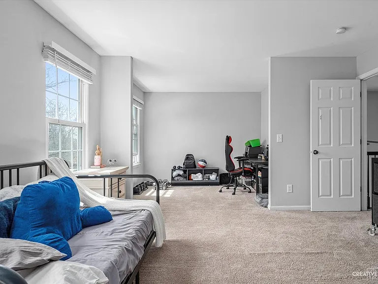 Master Bedroom with additional space for office/desk