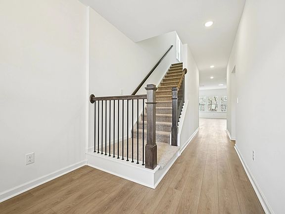 Foyer featuring the AW Collection R Artisan - A natural welcome with relaxed textures and grounded
