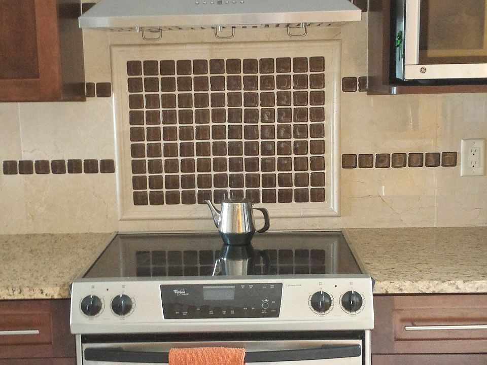 Stainless  flat stove & hood