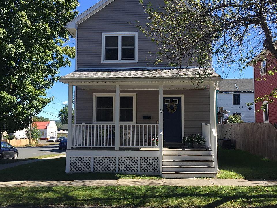 Front porch facing west