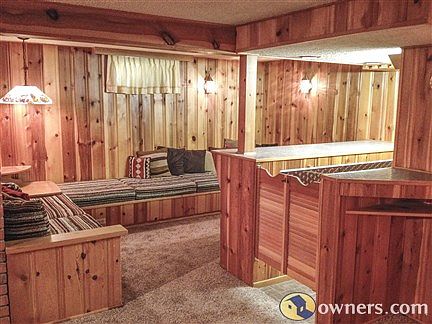 Recreation/Entertainment Area With Wet Bar.