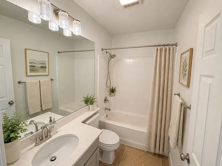 Bathroom #2 Virtually Staged