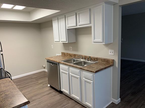 Kitchen Sink and Dishwasher wall. Washer/Dryer Hookups available beside dishwasher.