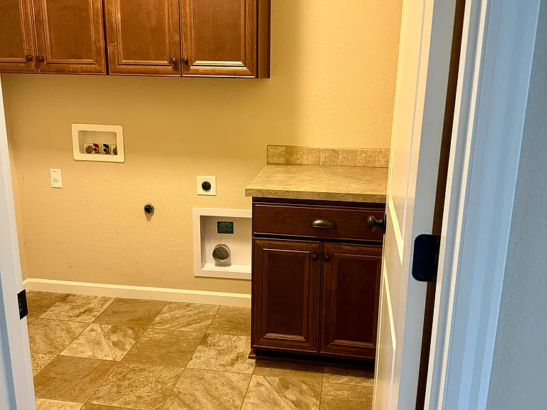 Laundry room. Note - Washer/Dryer is not included in the rental property.