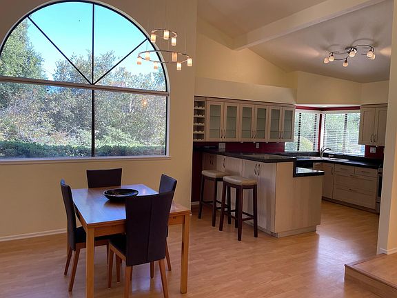Dining area and kitchen