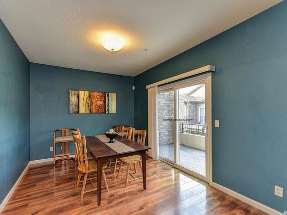 dining area to the first balcony