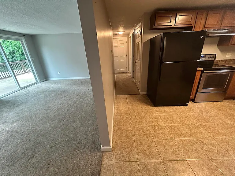 Front room & kitchen