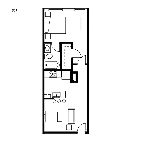 Floor plan 303
