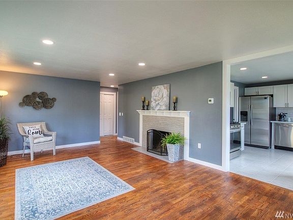 Beautifully refinished hardwood floors. 