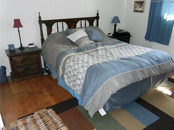 Master Bedroom with original wood flooring