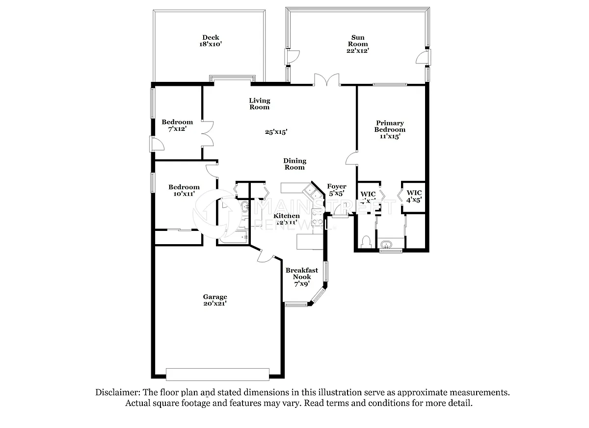 floor plan - 6817 Appaloosa Dr