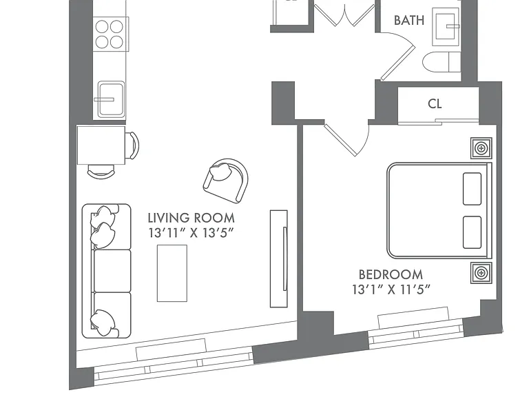 250 E Houston St #5G — Photo 2