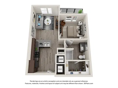 Floor plan The Brewer