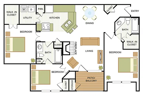Floor plan C1 - Upgrade