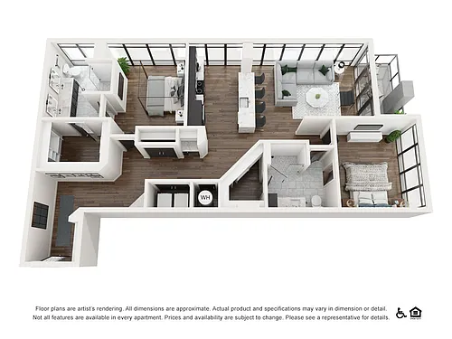 Floor plan 2F-PH