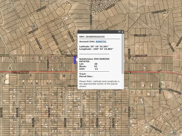 Cc Lot 20-12, Rio Rancho, NM 87144