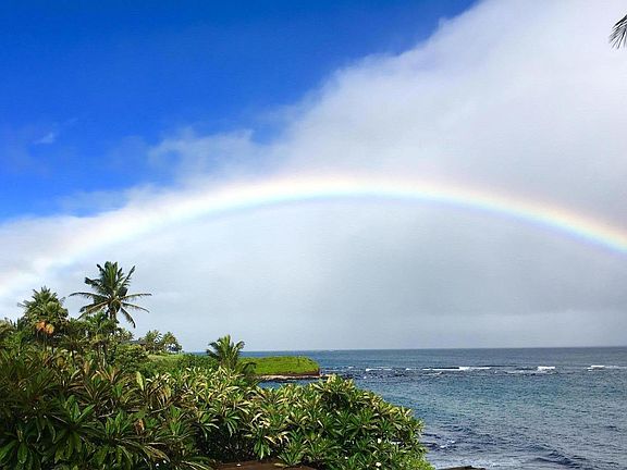 Rainbows Abound. In season you can Whale Watch from your pat